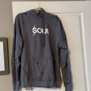 Soulcycle Hoodie Grey XL worn 2-3x